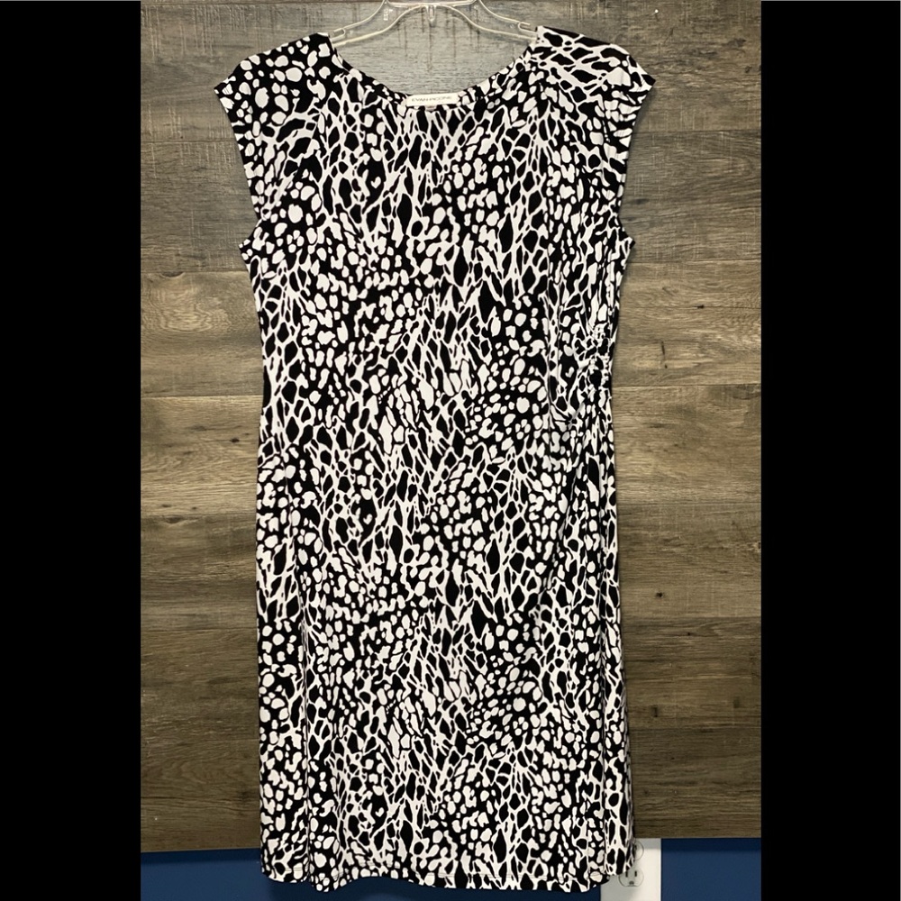 Black and White XL Evan Picone Short Dress